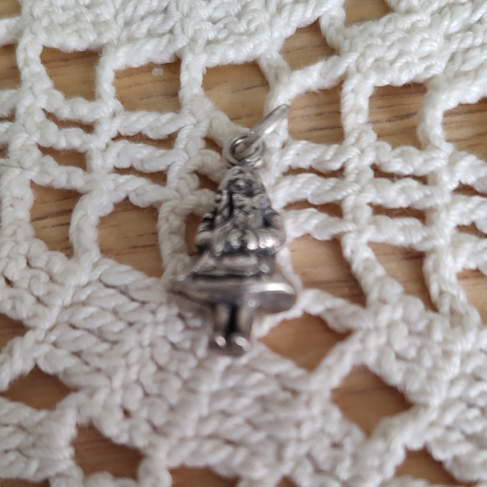 Sterling Silver Girl Dorothy & Toto 3-D Charm Pendant - Women Jewelry